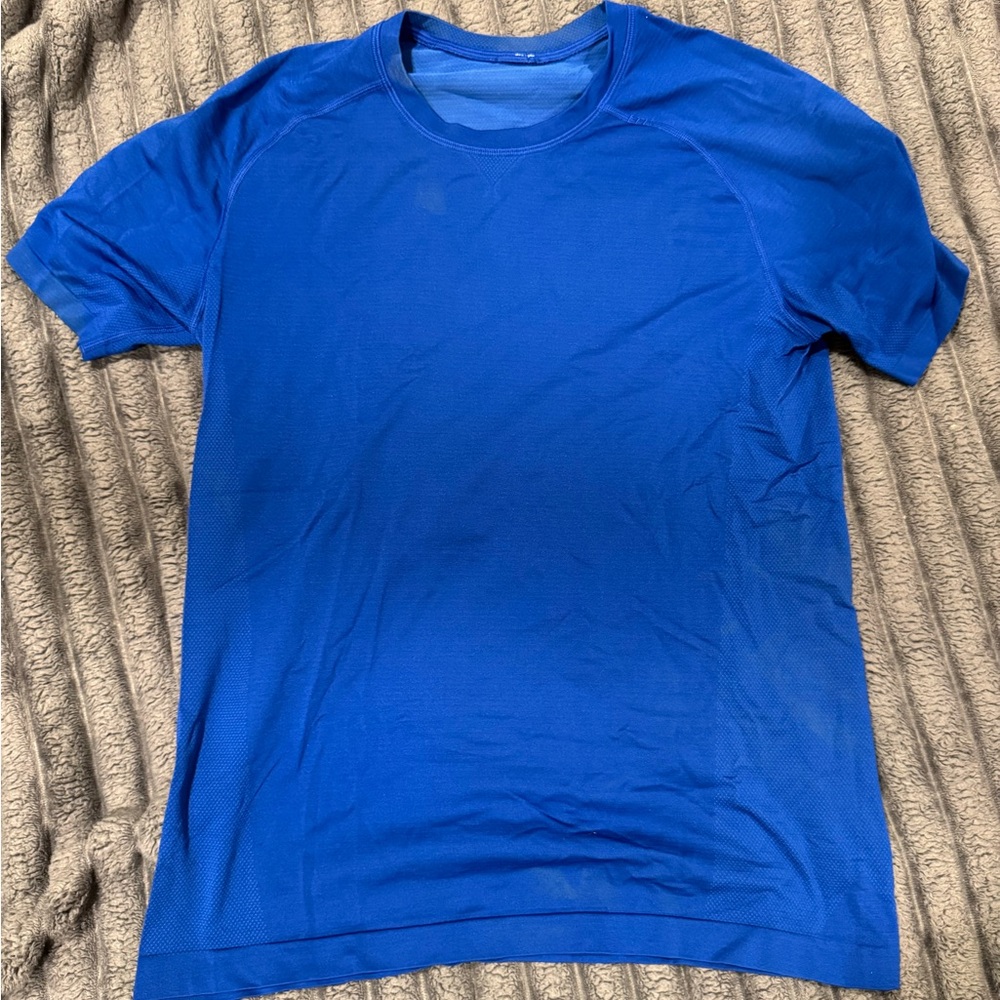 lululemon Metal Vent Tech SS Blue T-Shirt